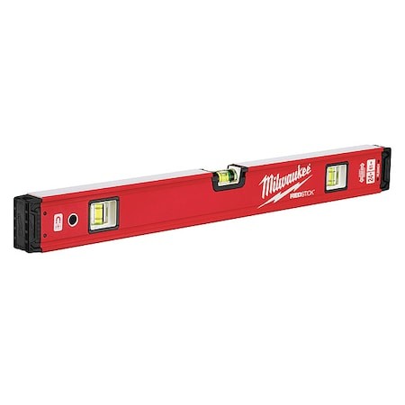 Milwaukee Tool Mlbxm24 24" Redstick  Magnetic Box Level