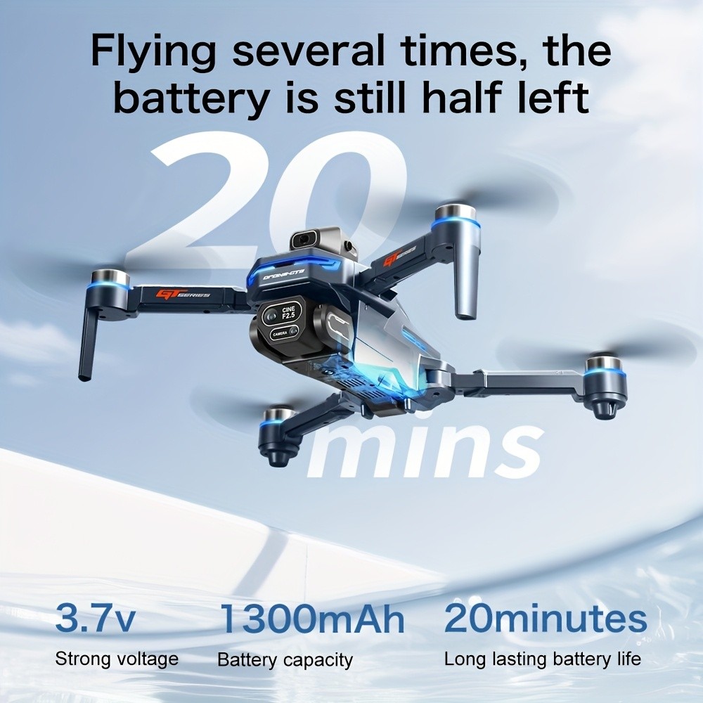 6K HD Pro FPV Drone 5G WiFi Obstacle Avoidance Dual Batteries