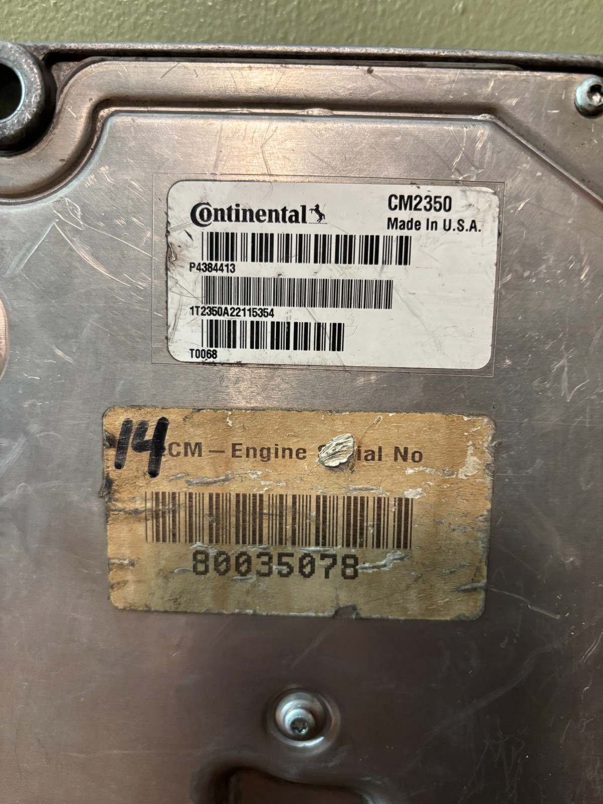 Cummins ISX X15 CM2350 ECM ECU 4384413 Engine Control Module Computer