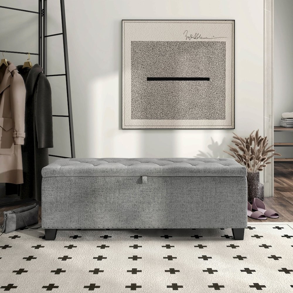 Furniture of America Ullan Storage Bench