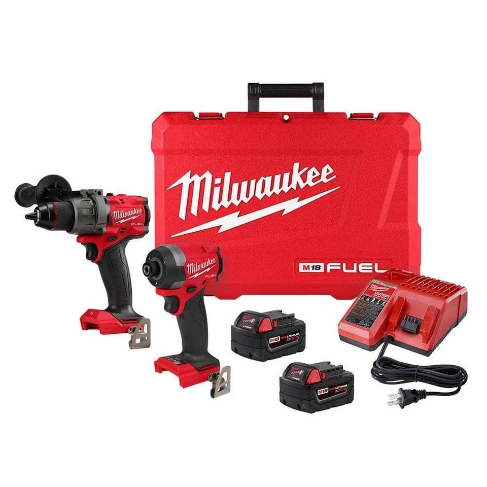 FUEL 18V Lithium-Ion Brushless Cordless Hammer Drill and Impact Kit (2-Tool)