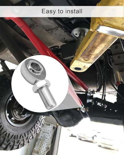 Heim Joint Rod End with Jam Nuts, Left and Right Hand Thread Chromoly 3/4"