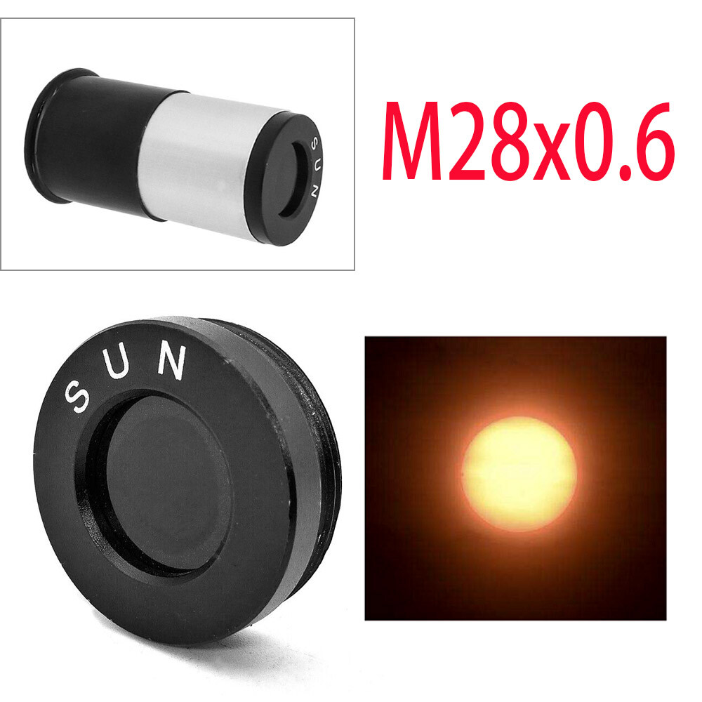 1.25 In Solar Filter M28.6x0.6 Astronomical Telescope Optical Filter Lens USA