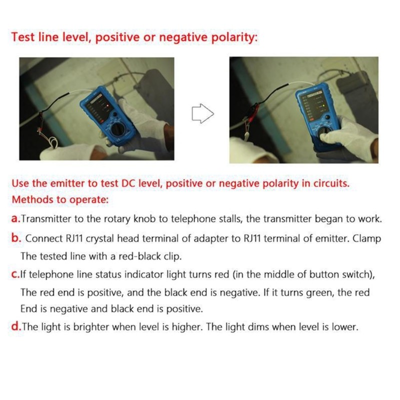 Upgrades Internet Cable Tester with Live Line Detection & Wire Sequences