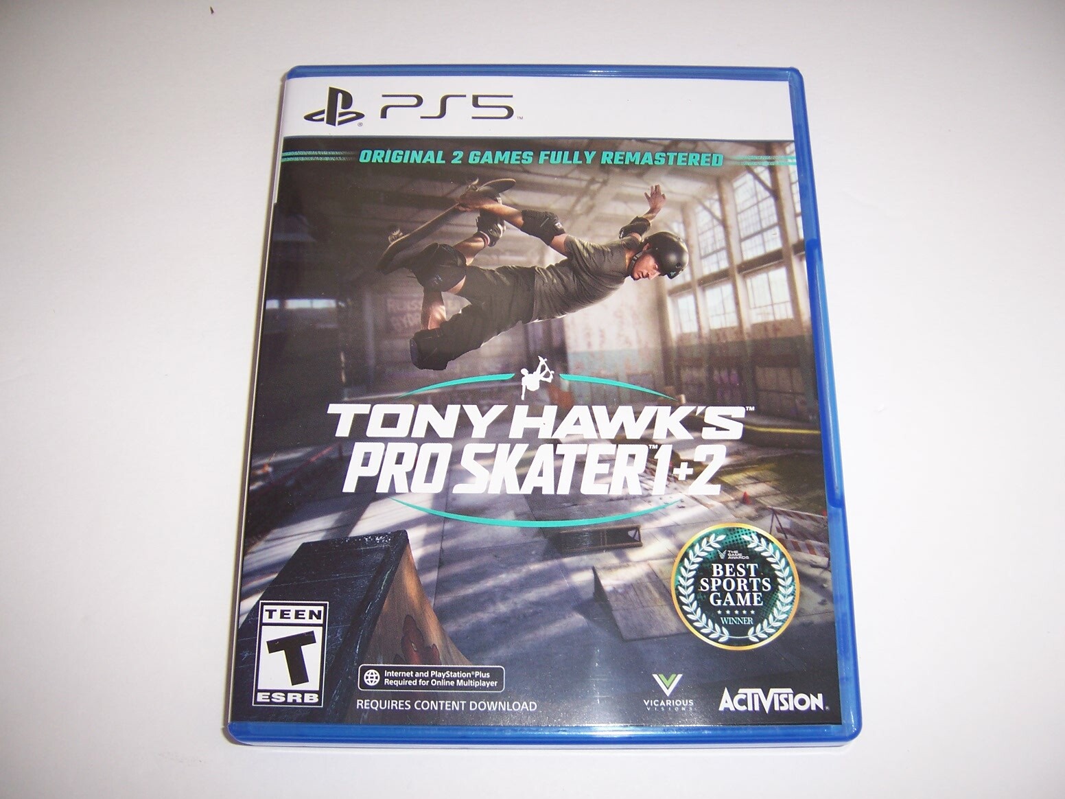 Replacement Box Case Tony Hawk's Pro Skater 1 & 2 PlayStation 5 PS5 ORIGINAL OEM