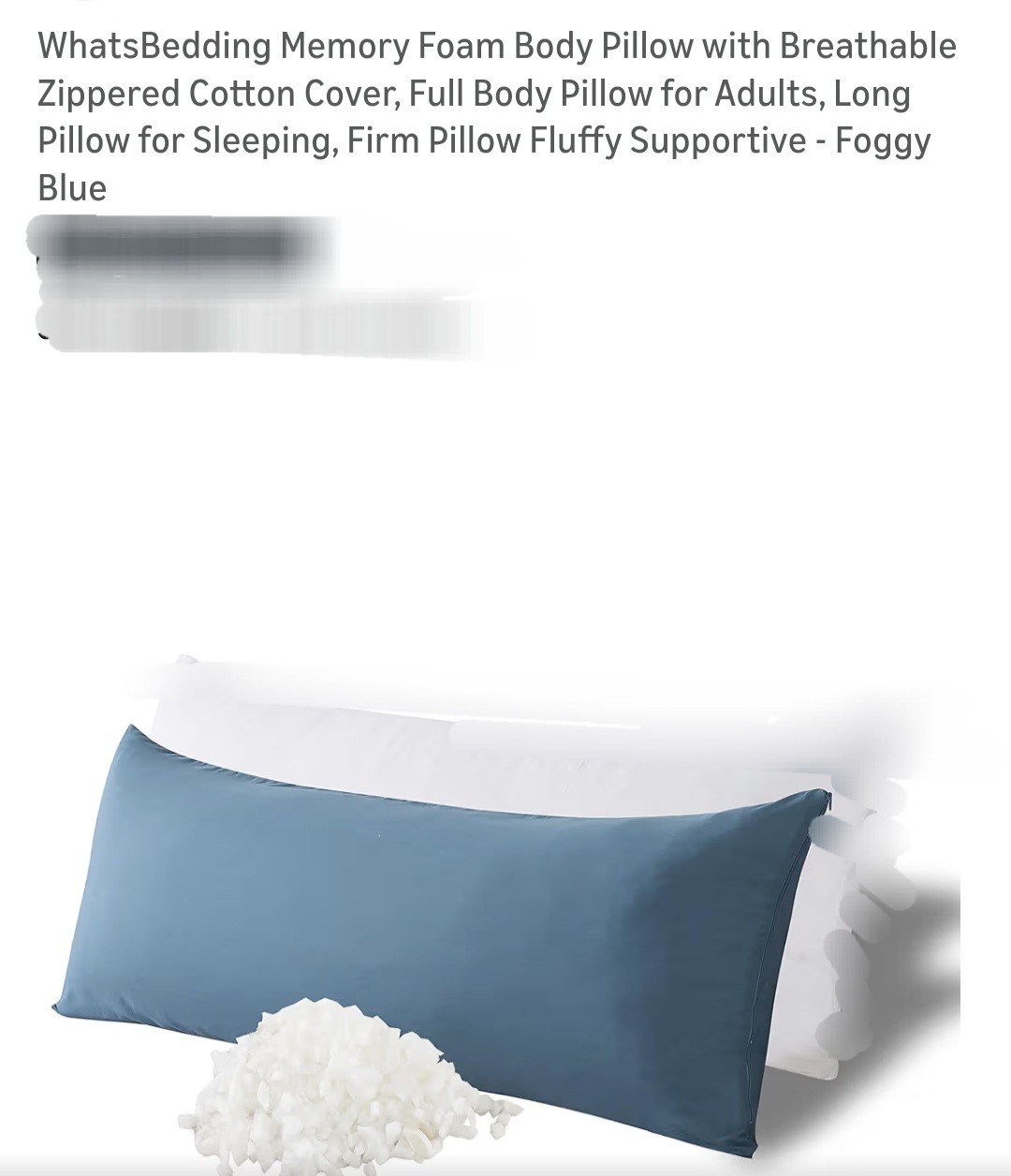 WhatsBedding Body Pillow