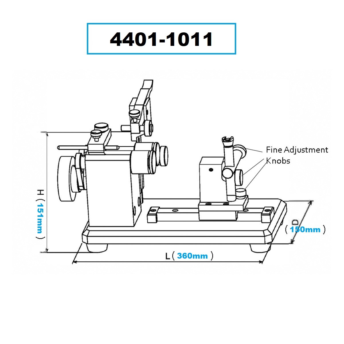 10-50MM DIAMETER CAPACITY CONCENTRICITY CHECKER (4401-1011)