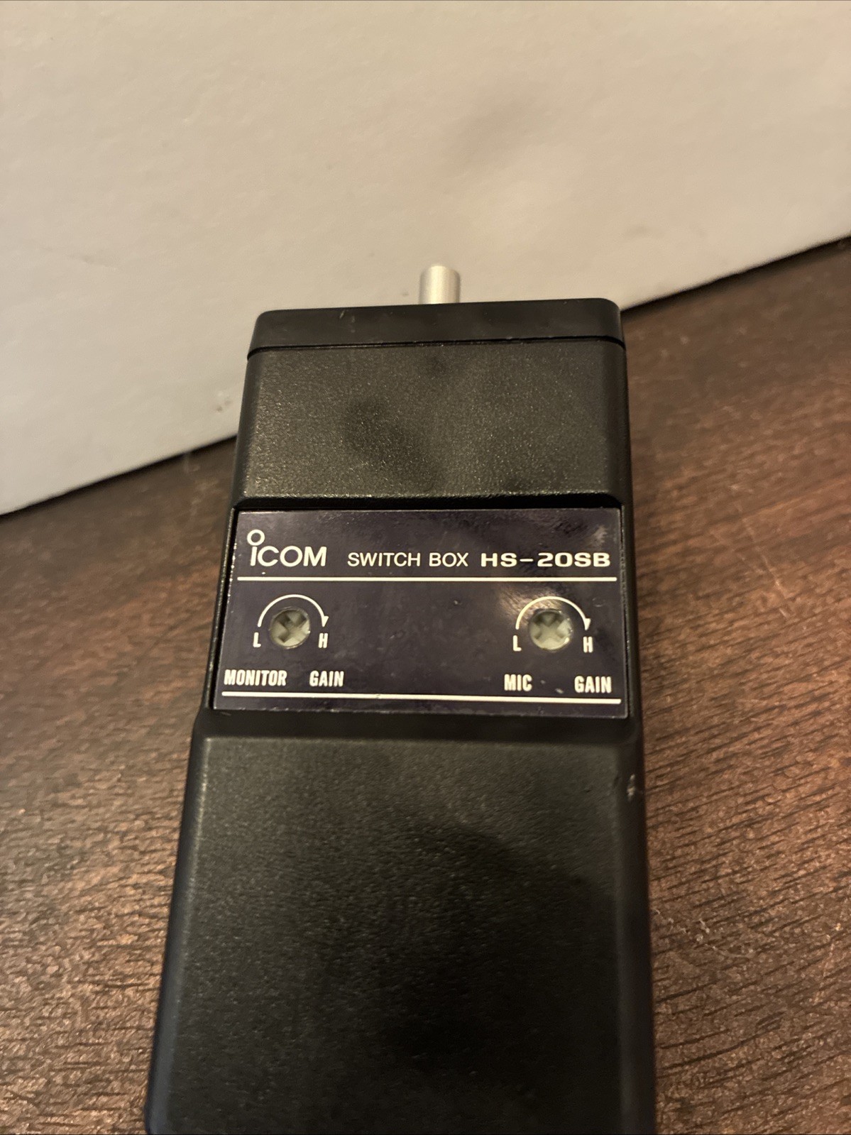 Icom HS-20SB Aviation Communication headset Switchbox For IC A20 Transceiver