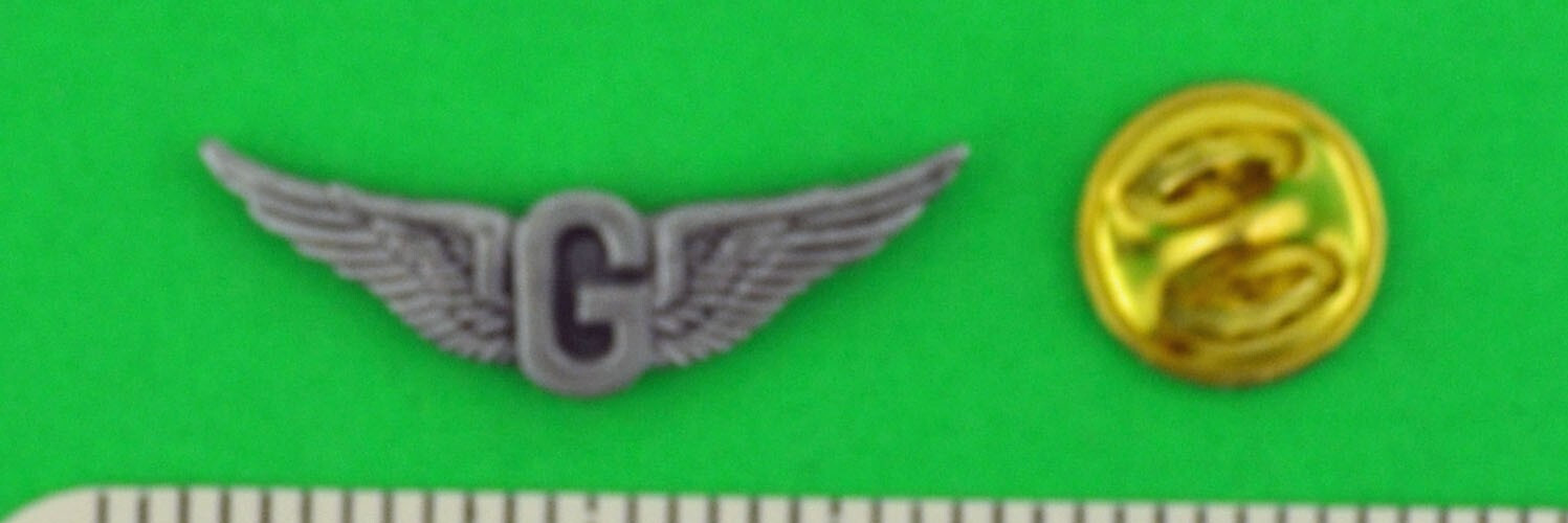 Army Vietnam Helicopter Door Gunner Wings 1   1/4" Lapel Pin -Huey Helicopter