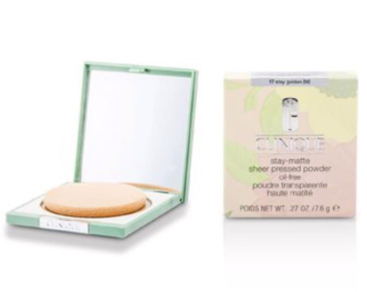 Clinique Stay-matte Sheer Pressed Powder 17 Stay Golden 0.27 oz (Brand New)