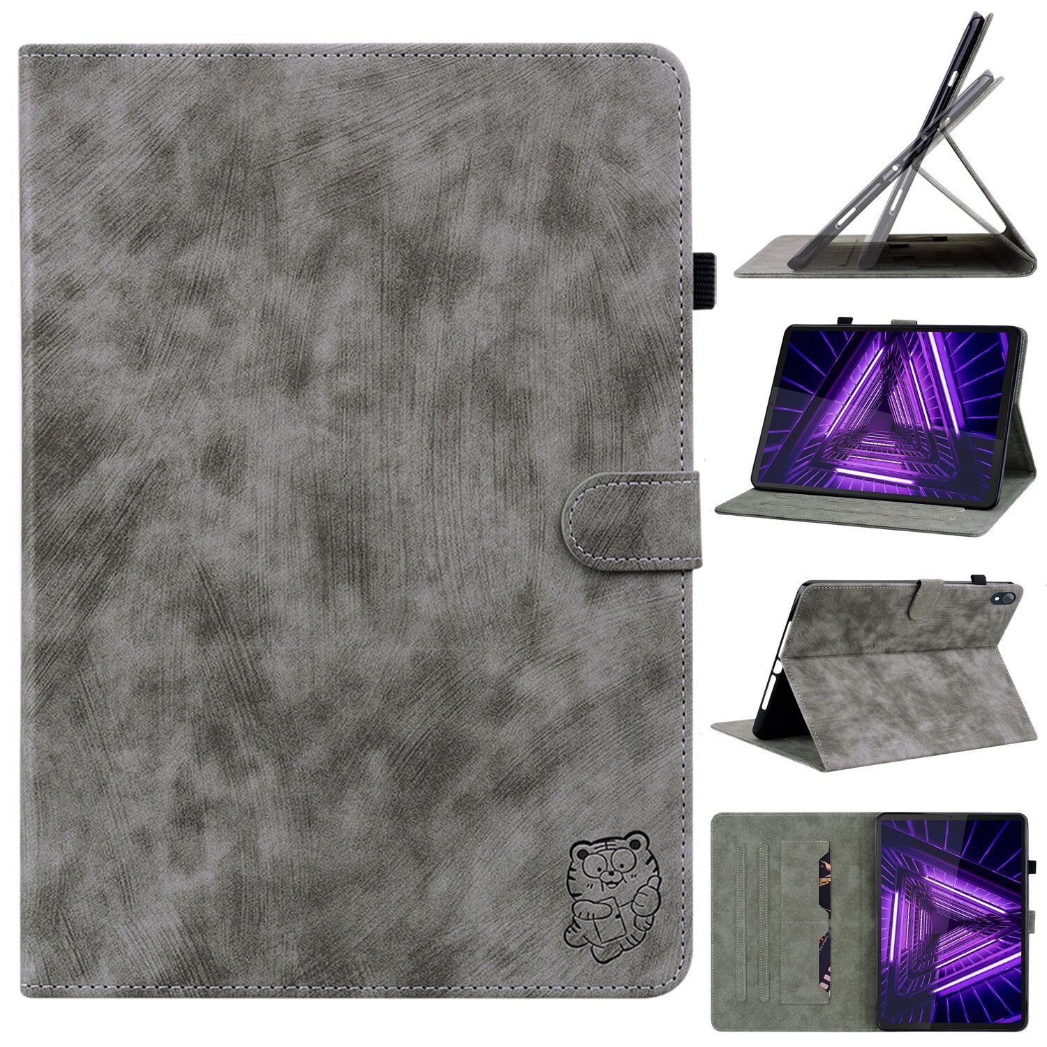 Tablet Case [Select Model] - Leather Flip Case Protective Cover with Stand A02TX