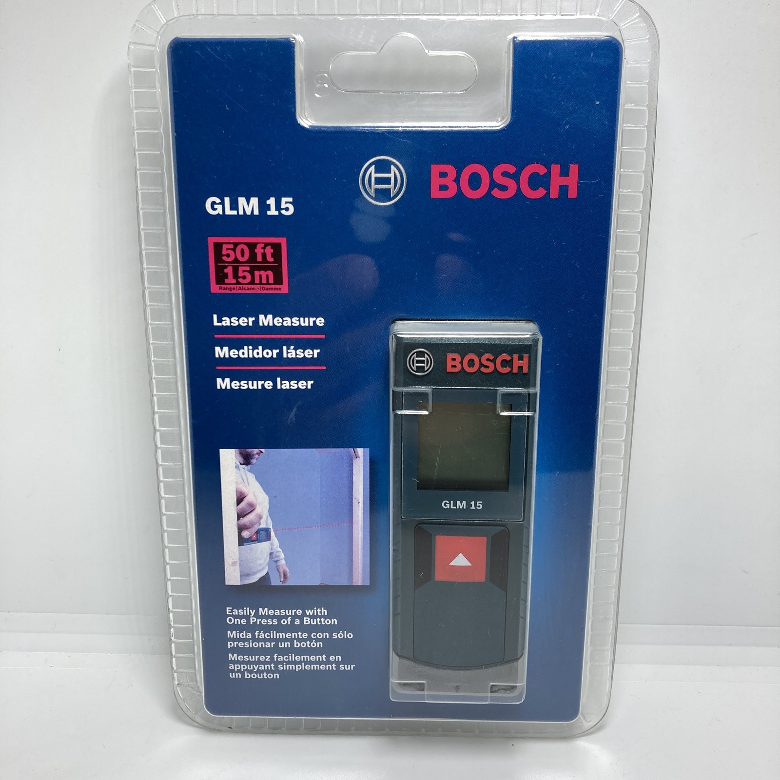 Bosch GLM 15 Compact Laser Measure 50-Feet  15M Factory Sealed NEW OLD STOCK