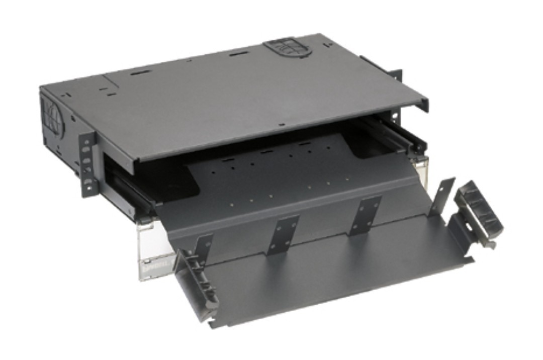 Panduit FRME2U Opticom Fiber Rack Mount Enclosure 2 RU, 6 FAPs, 144 Fibers FRME2