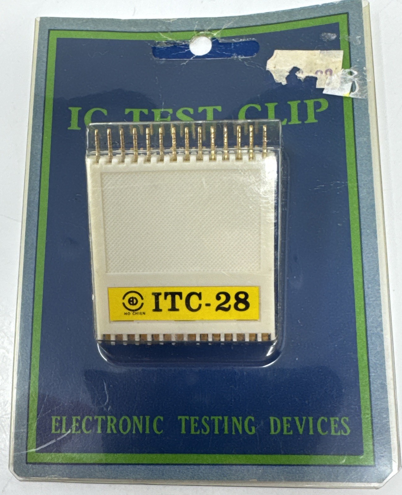 Vintage ITC-28 IC Test Clip, 28 Pin, 2 x 14 New In Package