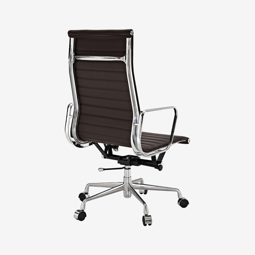 Modern Ribbed and Soft Office Chairs - High/Mid Back Premium Italian Leather