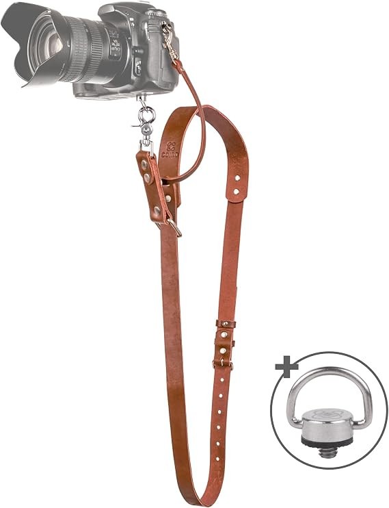 Grain Black Camera Strap Crossbody