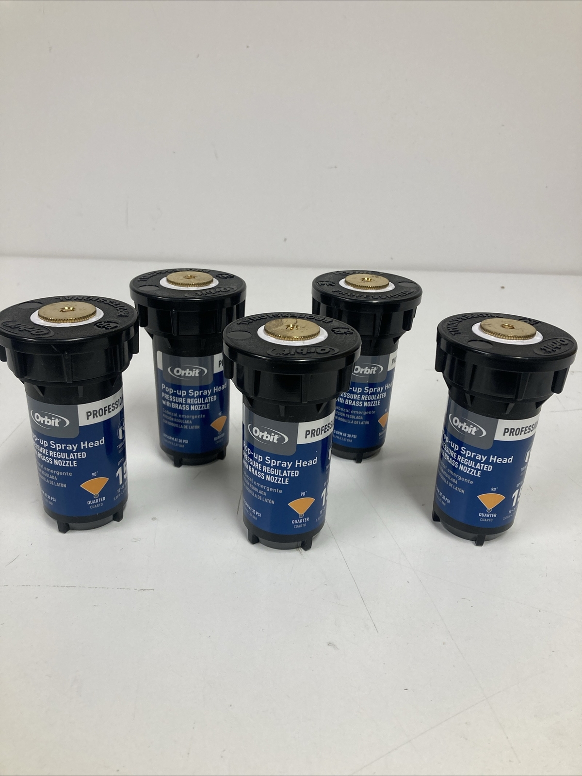 New Orbit Pop Up Spray Head Pressure Regulated With Brass Nozzle 80329 5 Pack