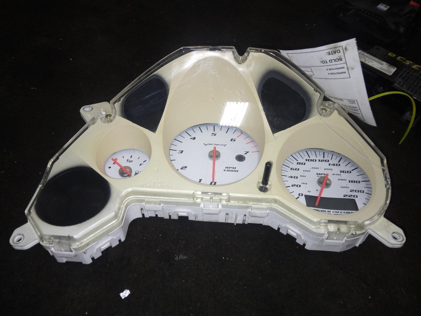 DODGE VIPER Speedometer (cluster), MPH 03