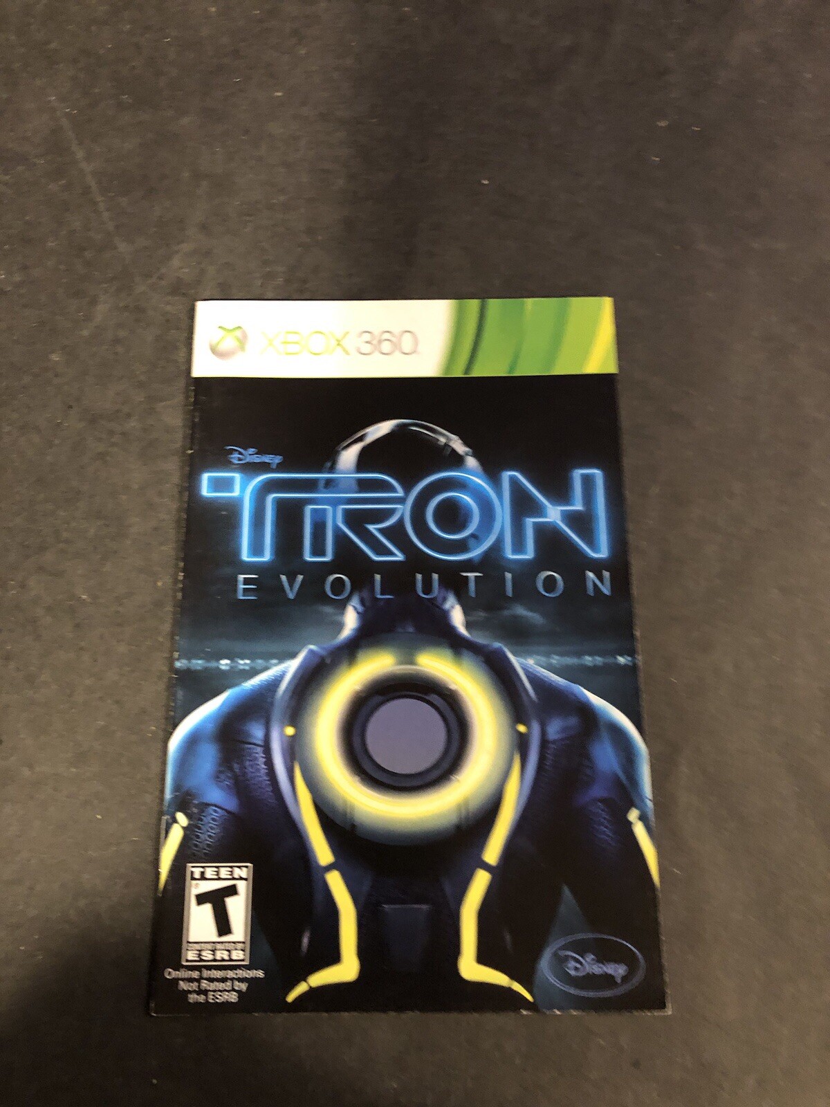 tron evolution xbox 360 Manual Only