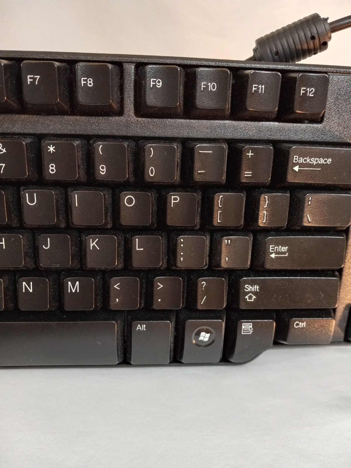 Dell Computer Keyboard Black Corded