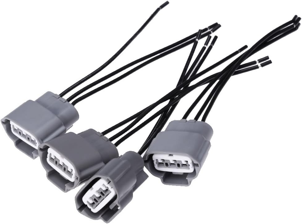 Ignition Coil Connector Plug Wiring Harness Pigtail Replacement (4-Pack)