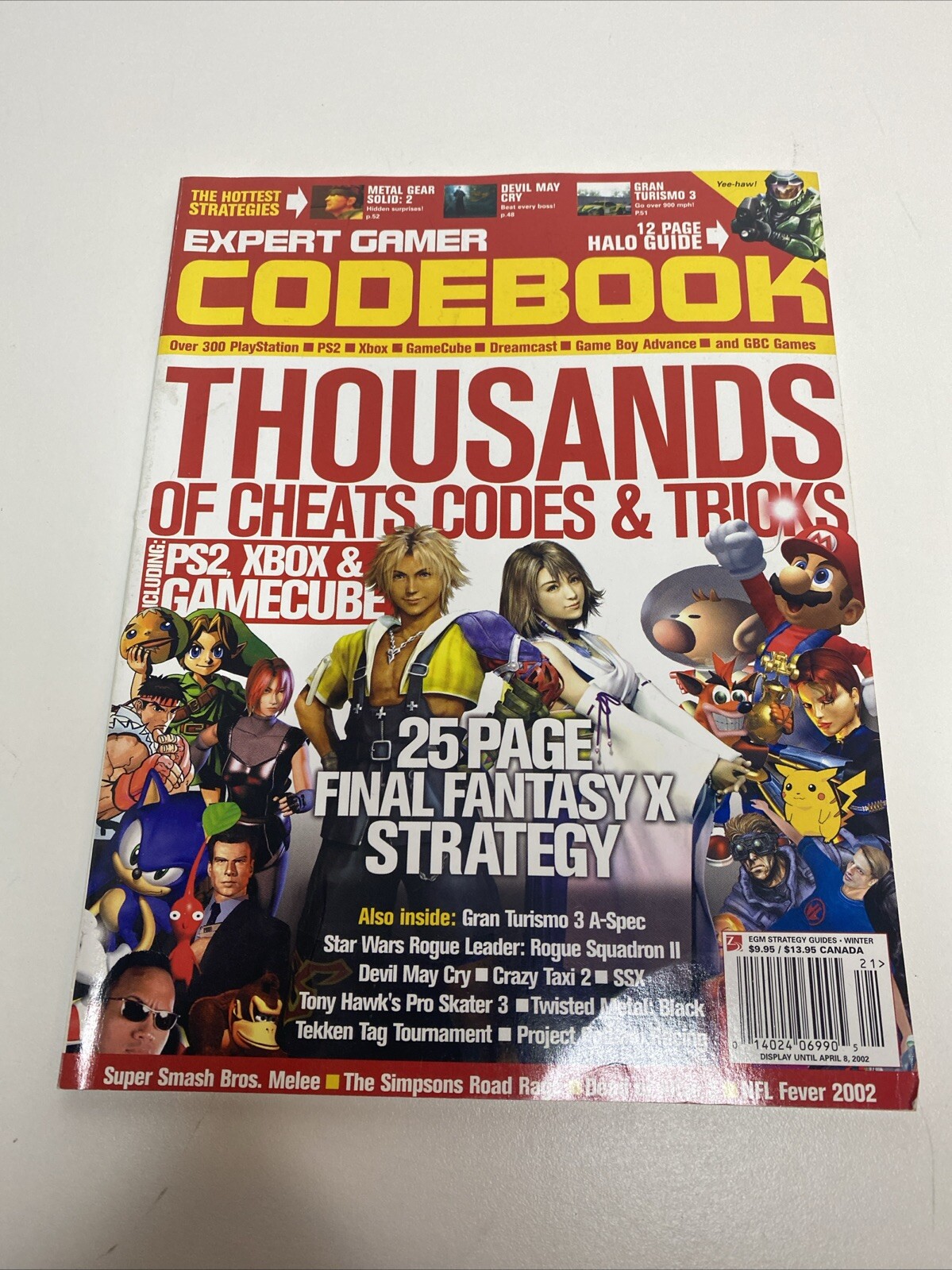 Expert Gamer Codebook Winter 2001 PS2, Xbox, Gamecube - Final Fantasy X Strategy