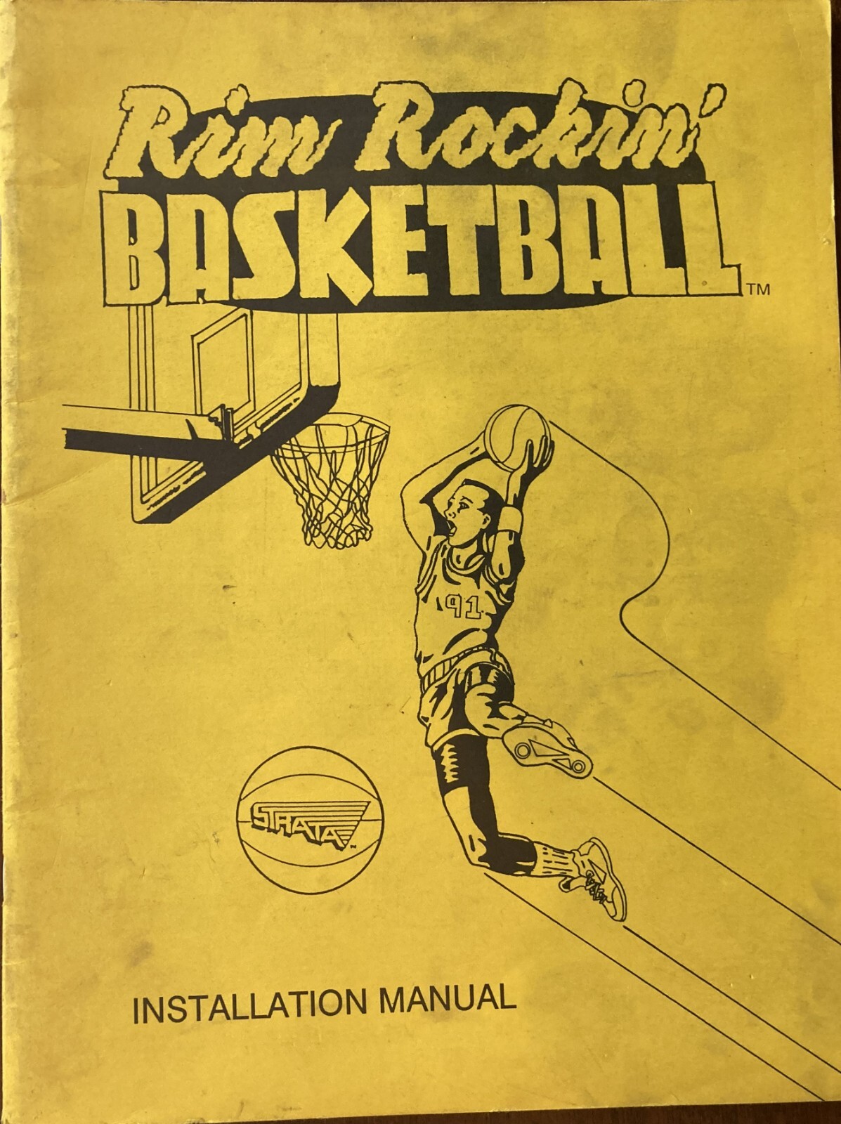 Rim Rockin' Basketball Arcade Game Manual