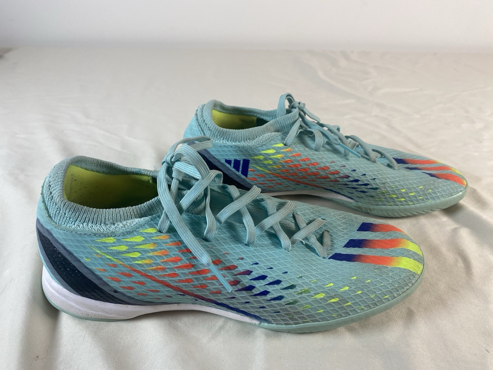 Mens Adidas X Speedportal 3 Indoor Soccer Shoes Size 7 1/2 D GW8466 EUC