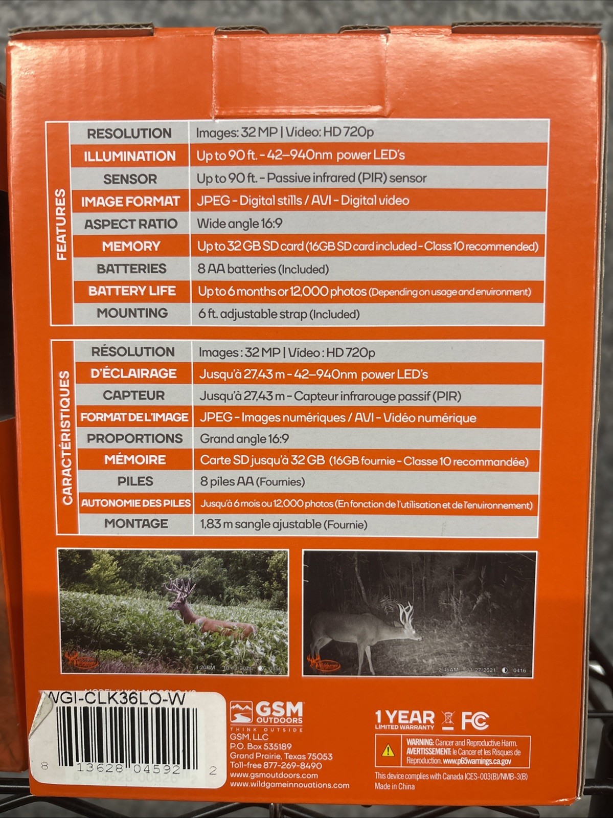 WildGame Innovation Mirage Pro Lights out 32MP Trail Camera