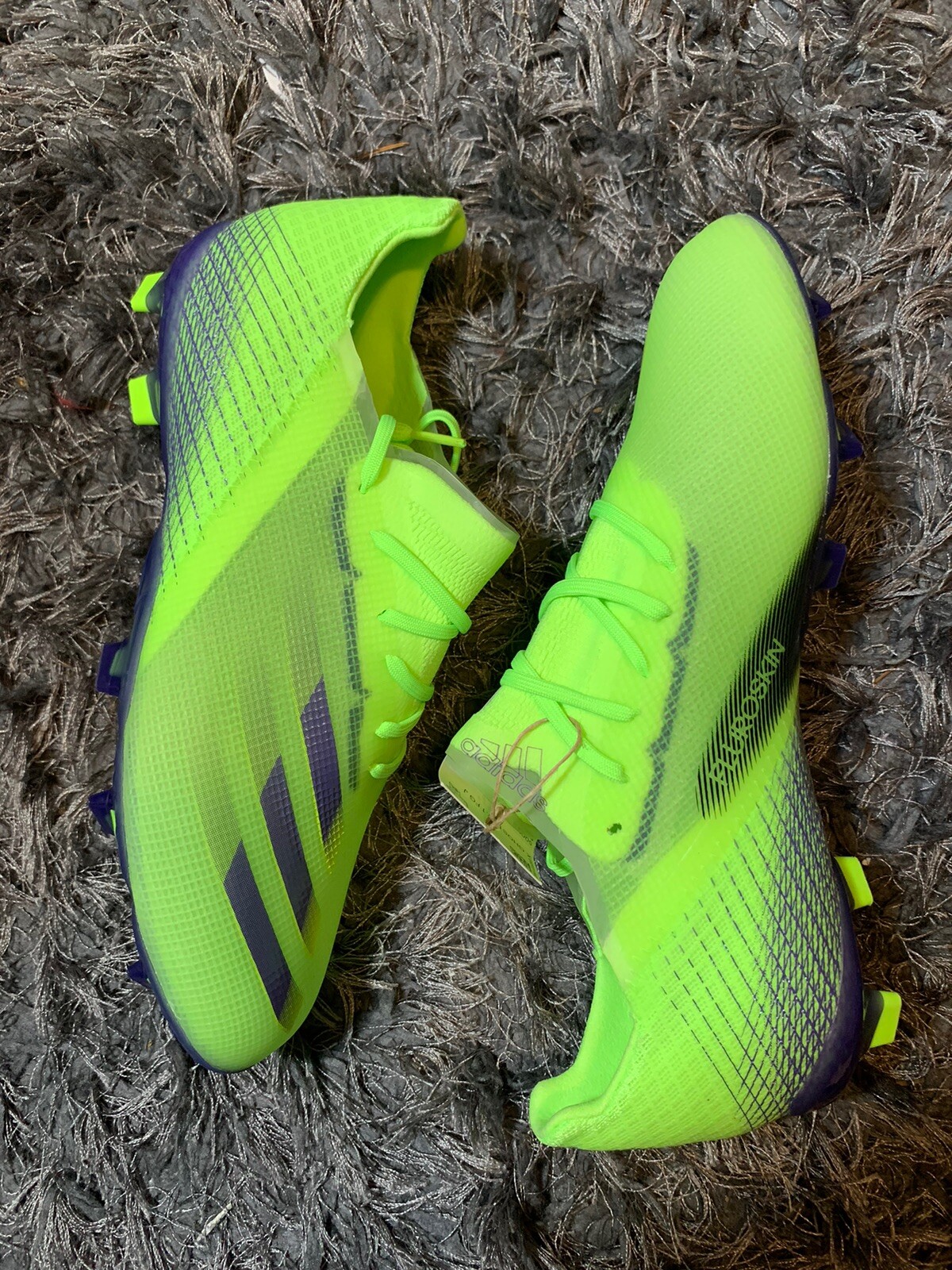 Adidas X GHOSTED.1 FG J Soccer Cleats x Neon Green EG8180 NEW Men's Size 5.5