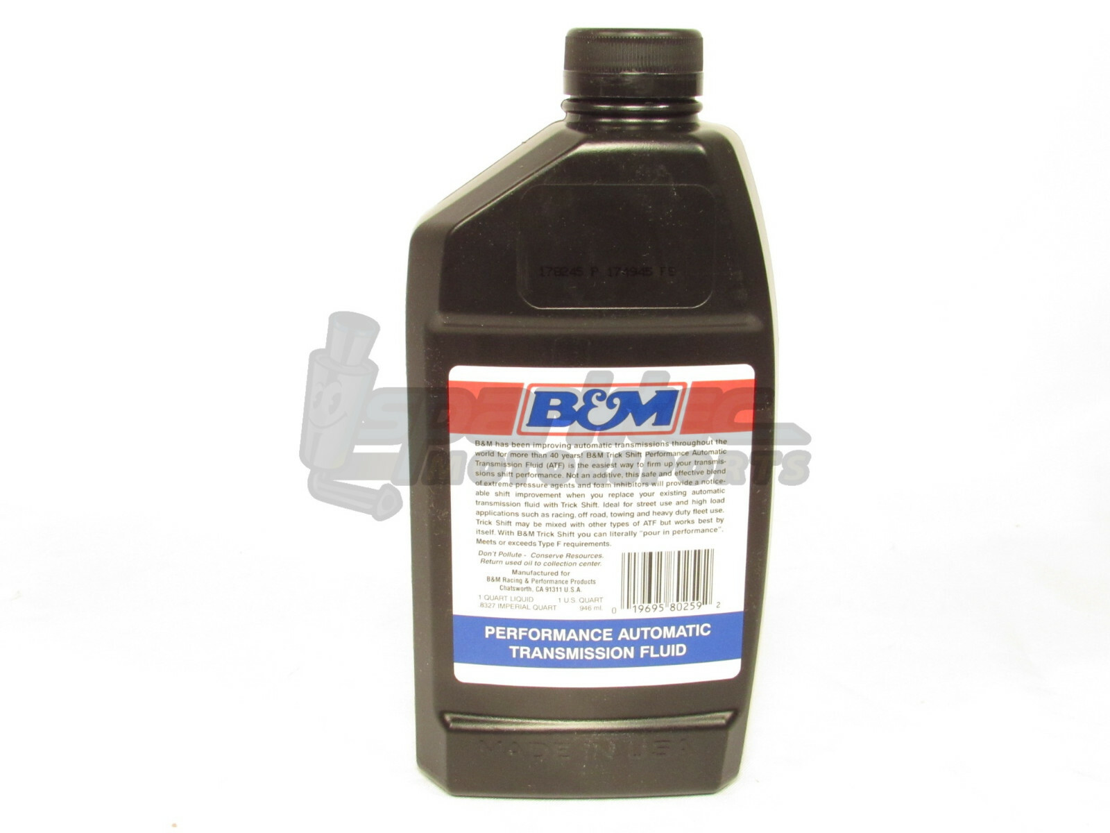B&M Automatic Transmission Trick Shift Fluid ATF (4 1-Quart Bottles=1 Gallon)