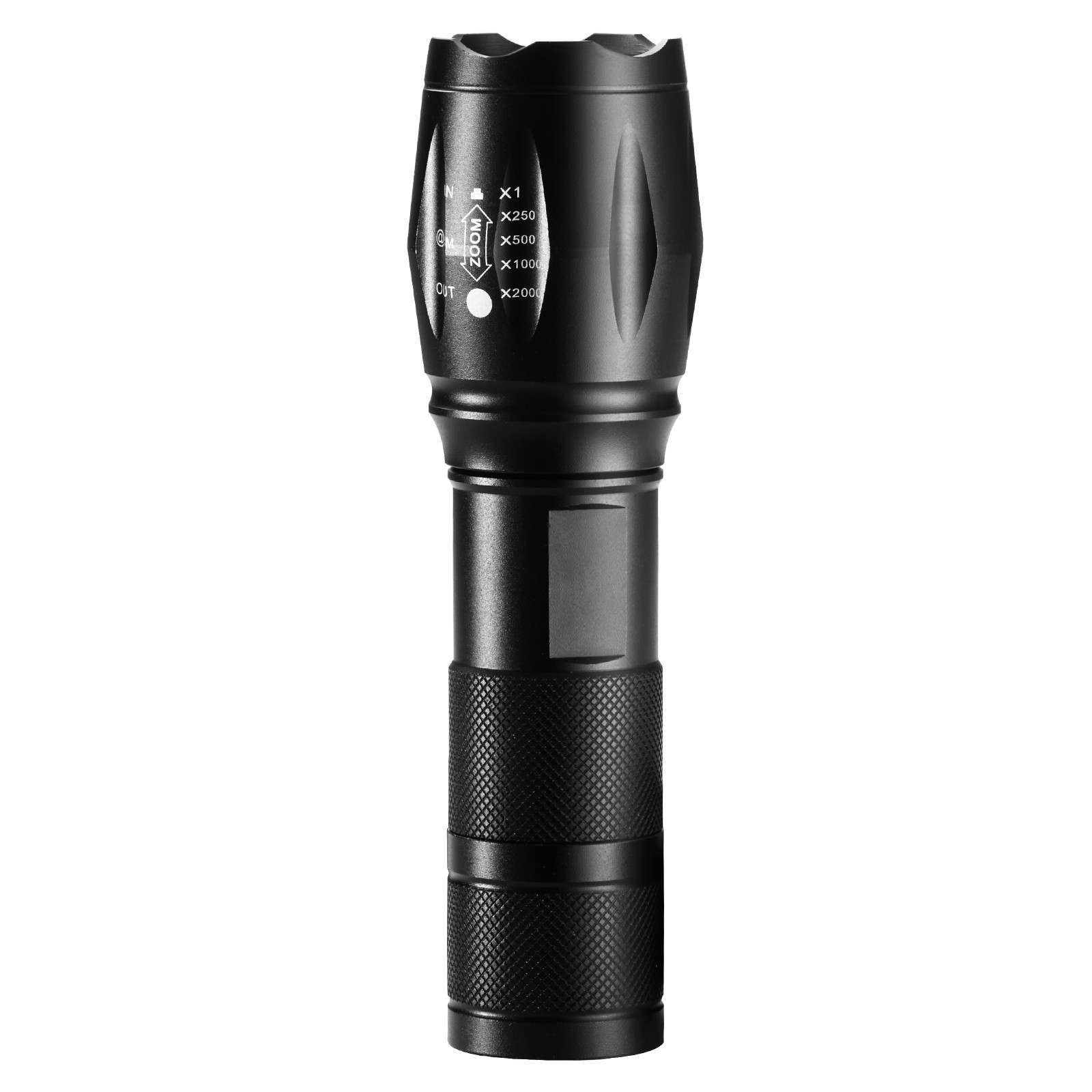 VEVOR 2 Pack Flashlights 2000 High Lumens 5 Modes Adjustable Focus Flashlight