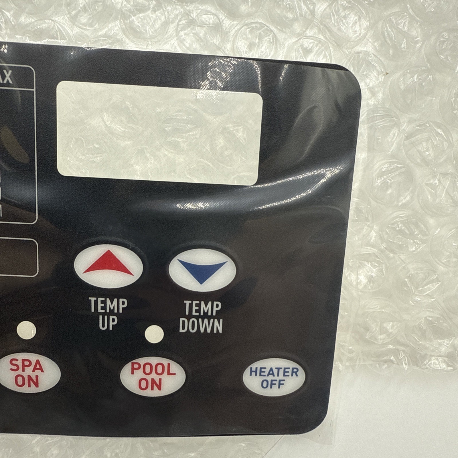 Pentair 472610Z Switch Membrane Keypad Replacement MasterTemp Pool Spa Heater