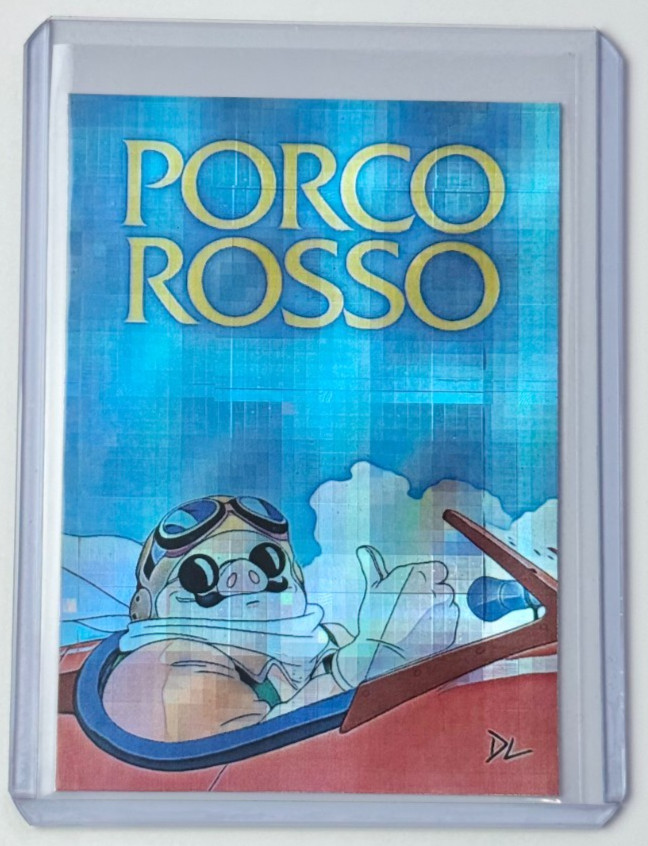 Porco Rosso Limited Edition Artist Signed "Studio Ghibli" Refractor Card 1/1