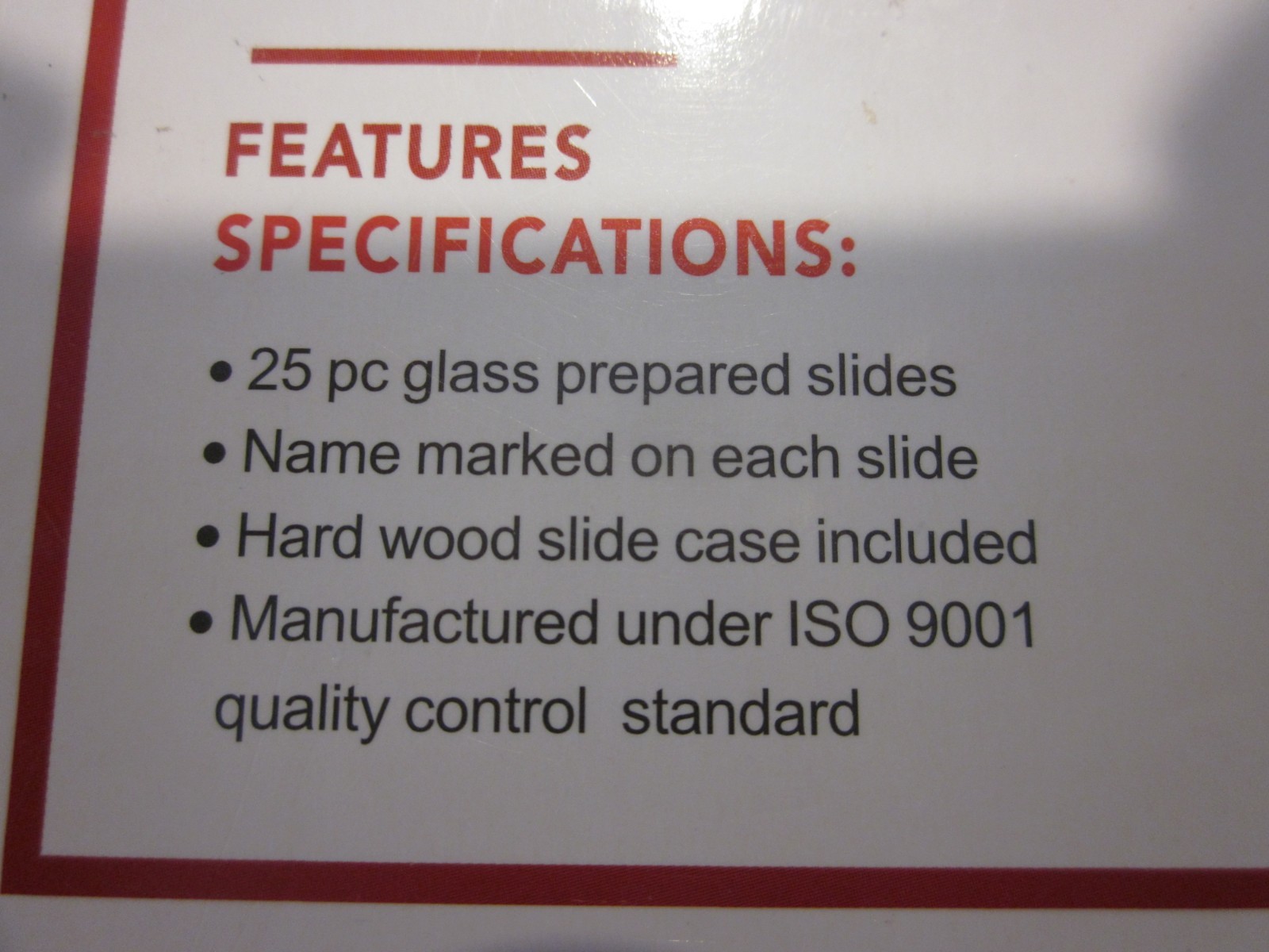 AmScope 25 Prepared Biology Microscope Slides Etymology Hematology - New