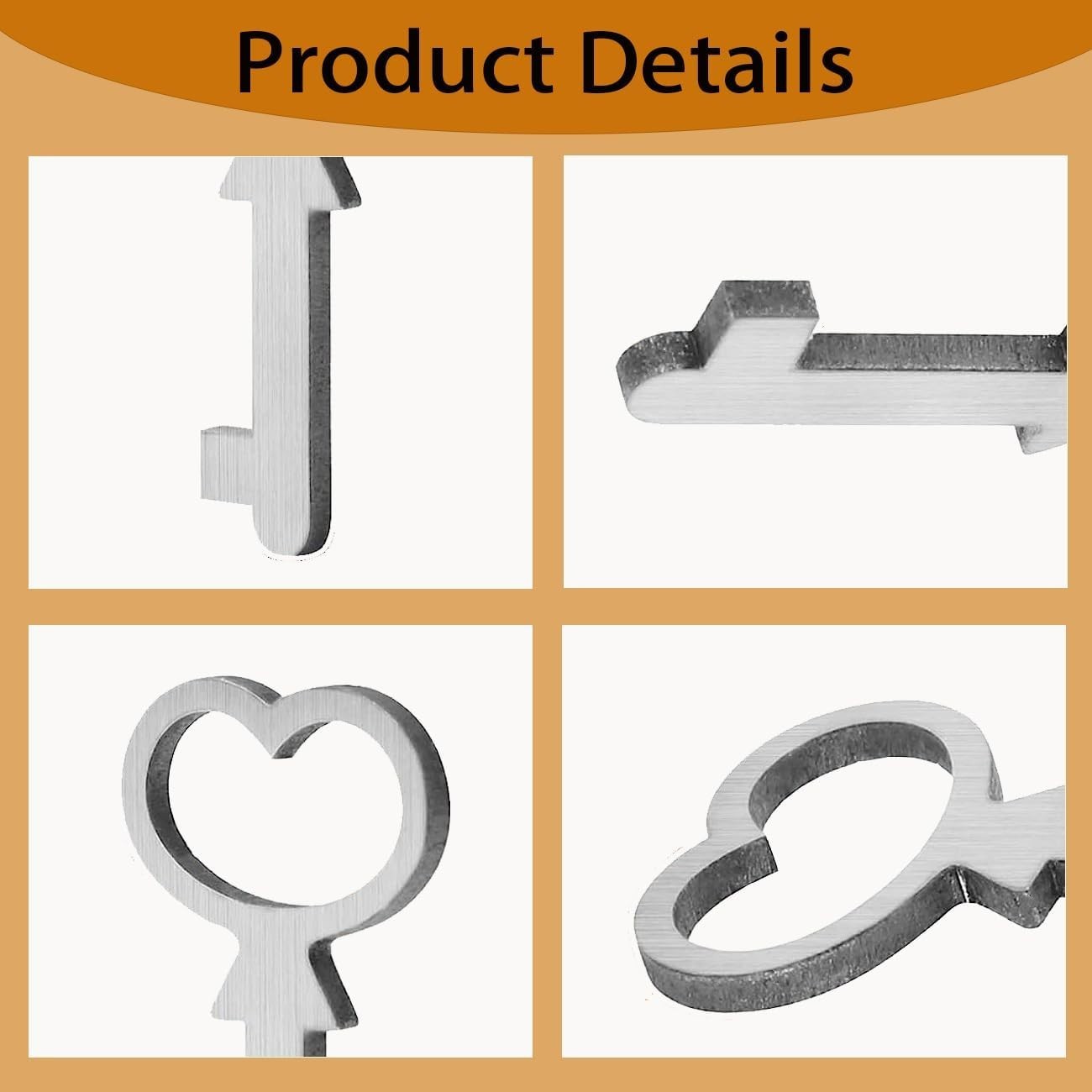 "Cedar Box Key, Replacement for Lane Mini Keepsake Boxes, Key Lock, Metal, 2PC "