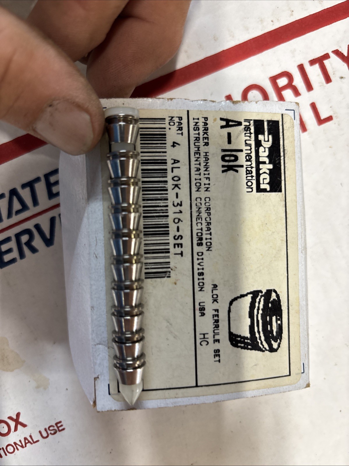 10 PARKER 4 ALOK-316-SET A-LOK INSTRUMENTATION FITTINGS,4ALOK316SET, 184703