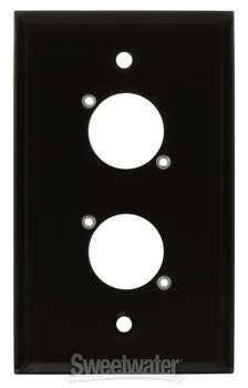 Switchcraft WP1B2P Single Gang Metal Wall Plate