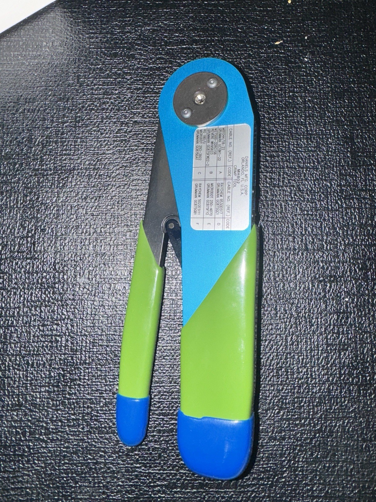 DMC MH802 Crimping Tool New In box  Avionic Tool