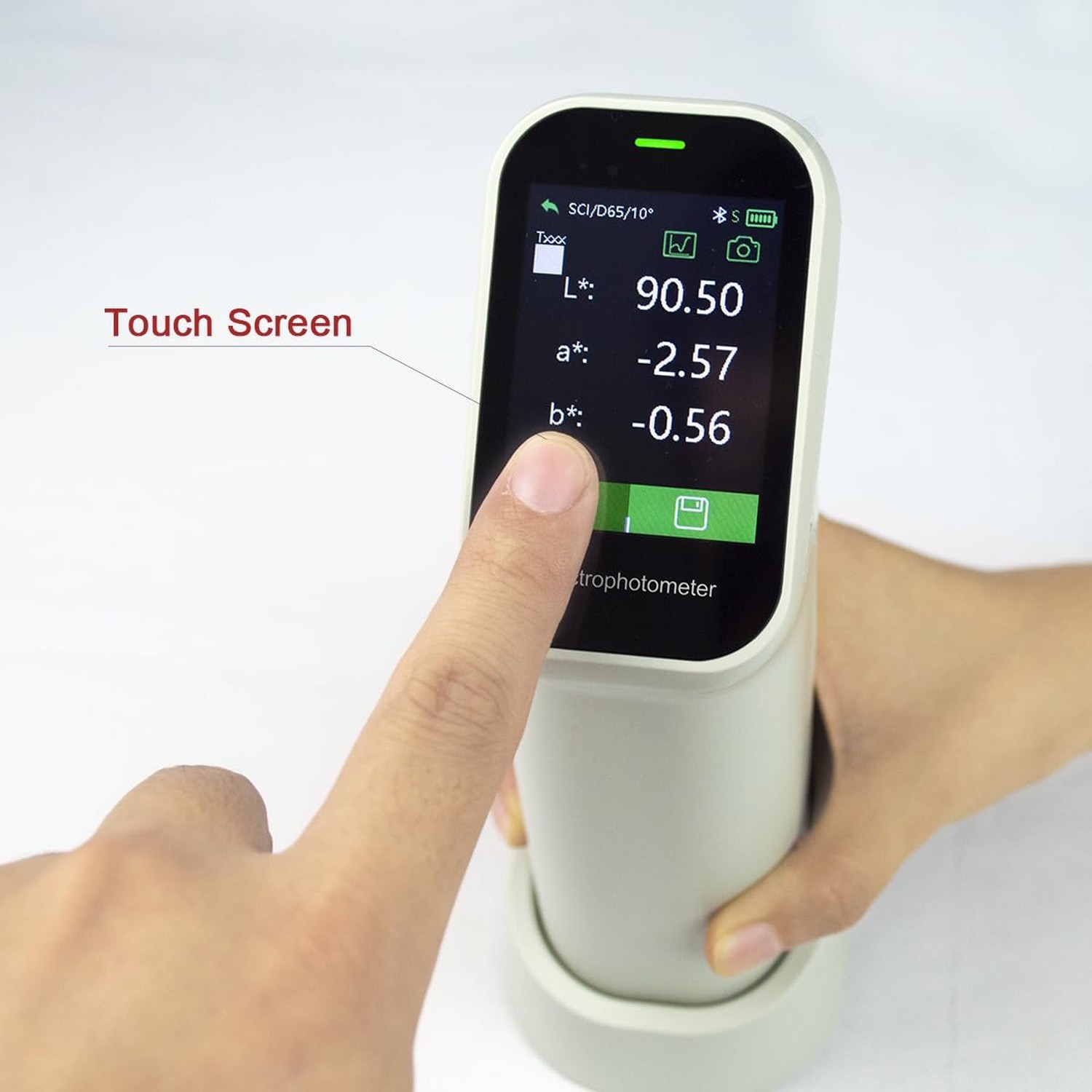 Professional Colorimeter VK10,30+ Parameters,Touch Screen Control, with APP a...