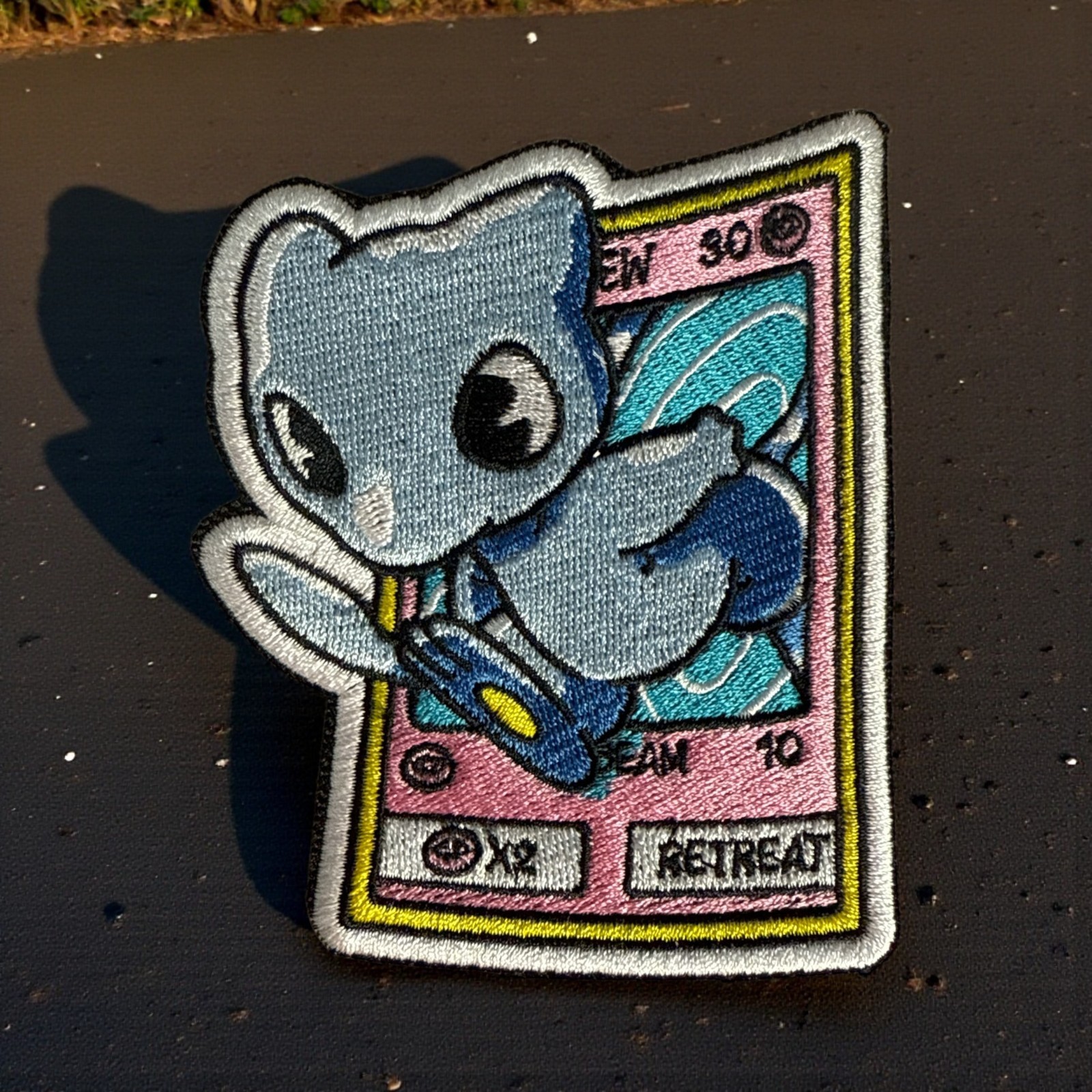 Pokemon Shining Mew Embroidery Patch Multi Sizes 4-6"