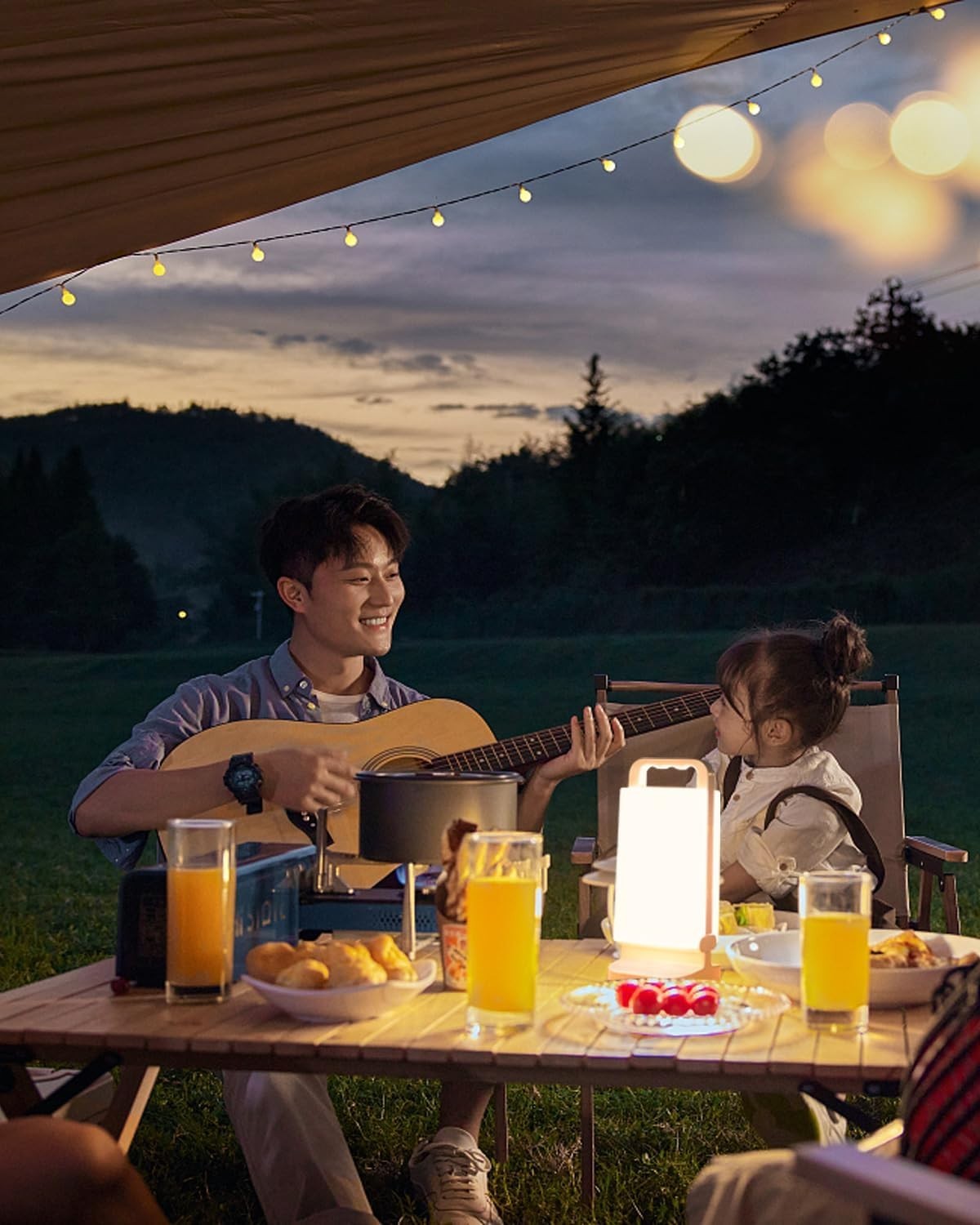 Lightweight Solar Tent Light, 80HRS Runtime