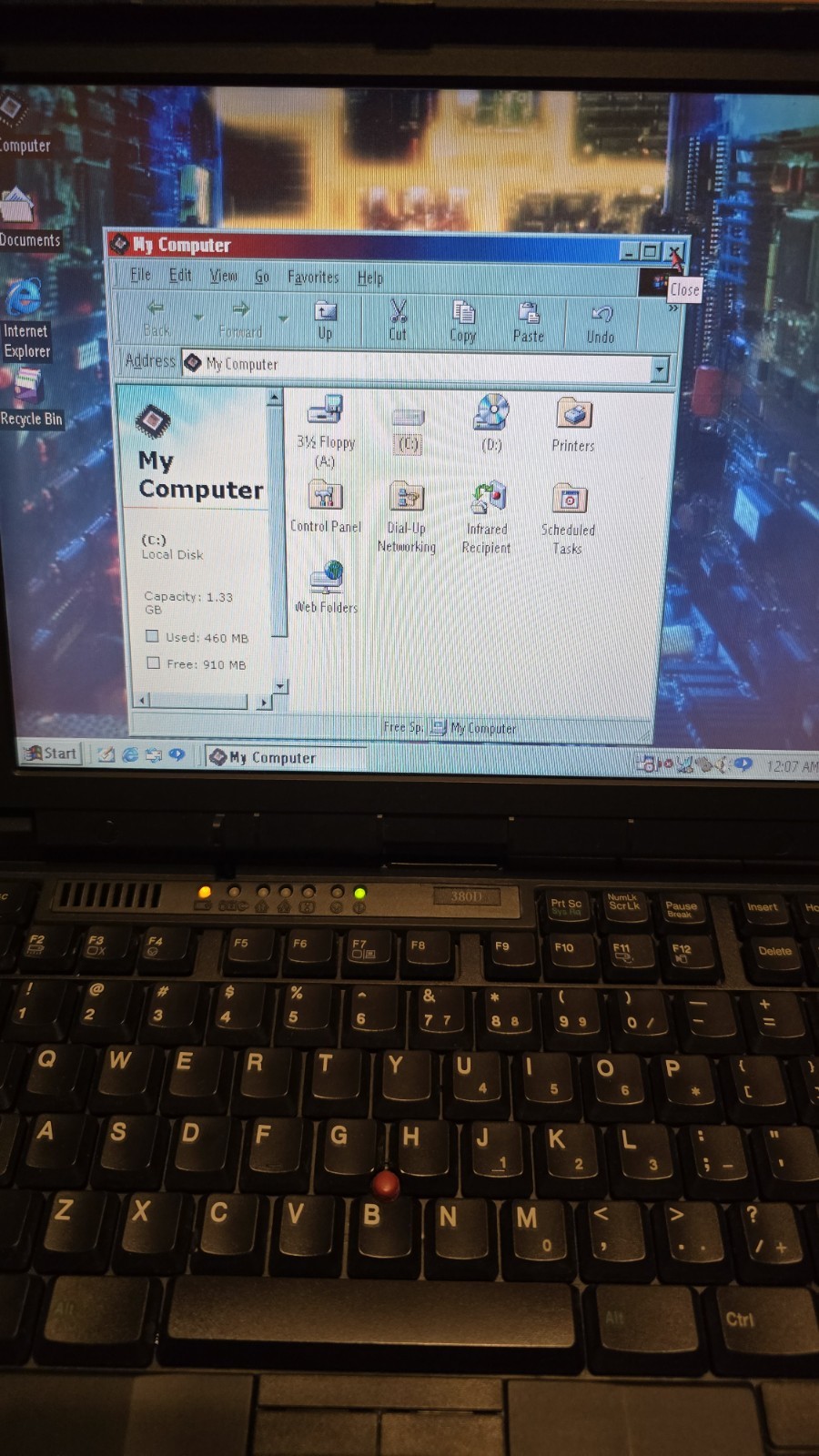 IBM ThinkPad 380D Working With Max 80MB RAM