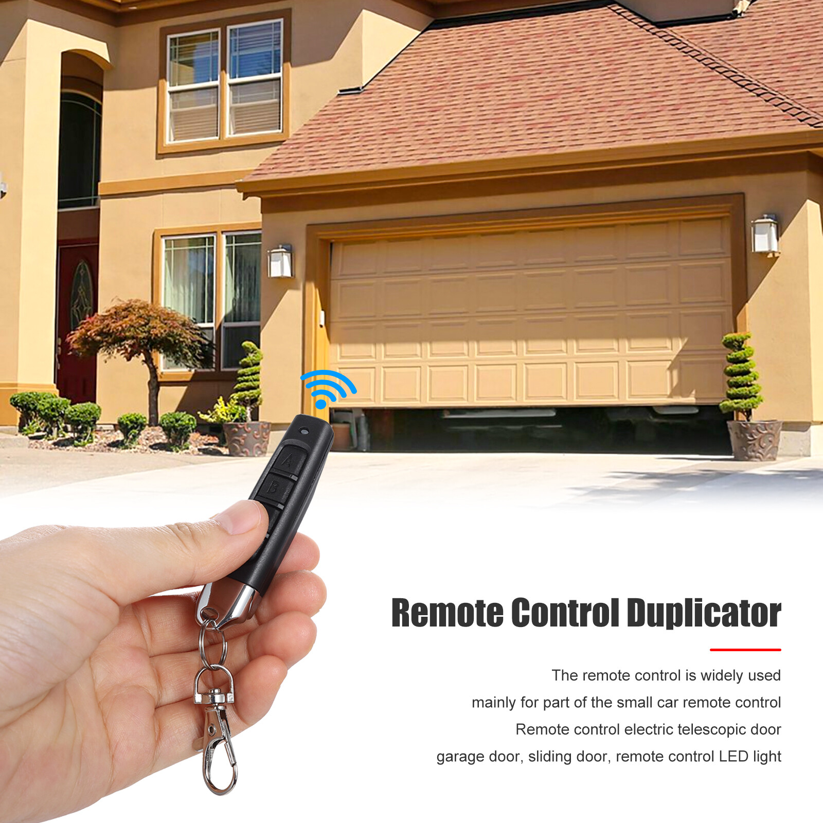 2x 4-in1 Wireless Remote Control Duplicator 433MHz Remote Control Key Clone Copy
