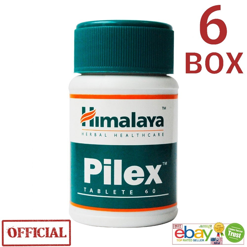 PILEX Himalaya FRESH NEW USA OFFICIAL 6 box 360 tablets Hemorrhoid Care Fresh