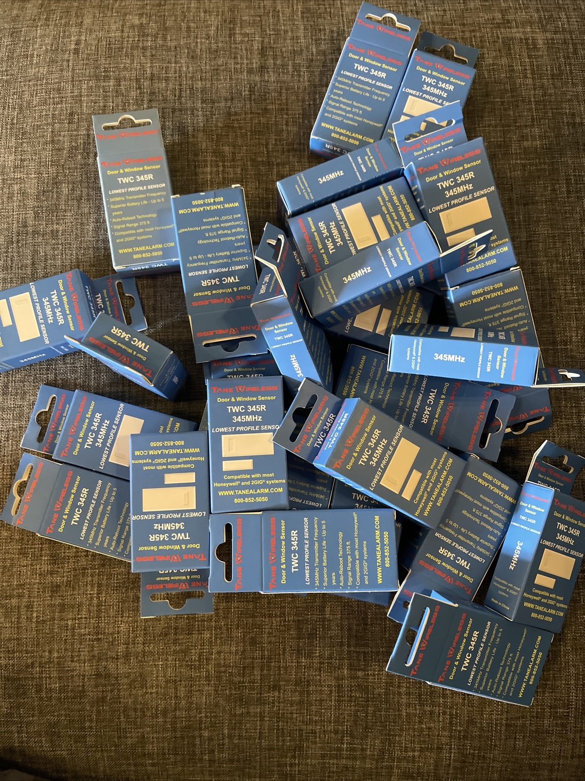 Tane Wireless Door And Window Sensor Low Profile Sensor ￼TWC 345R LOT OF 30 New