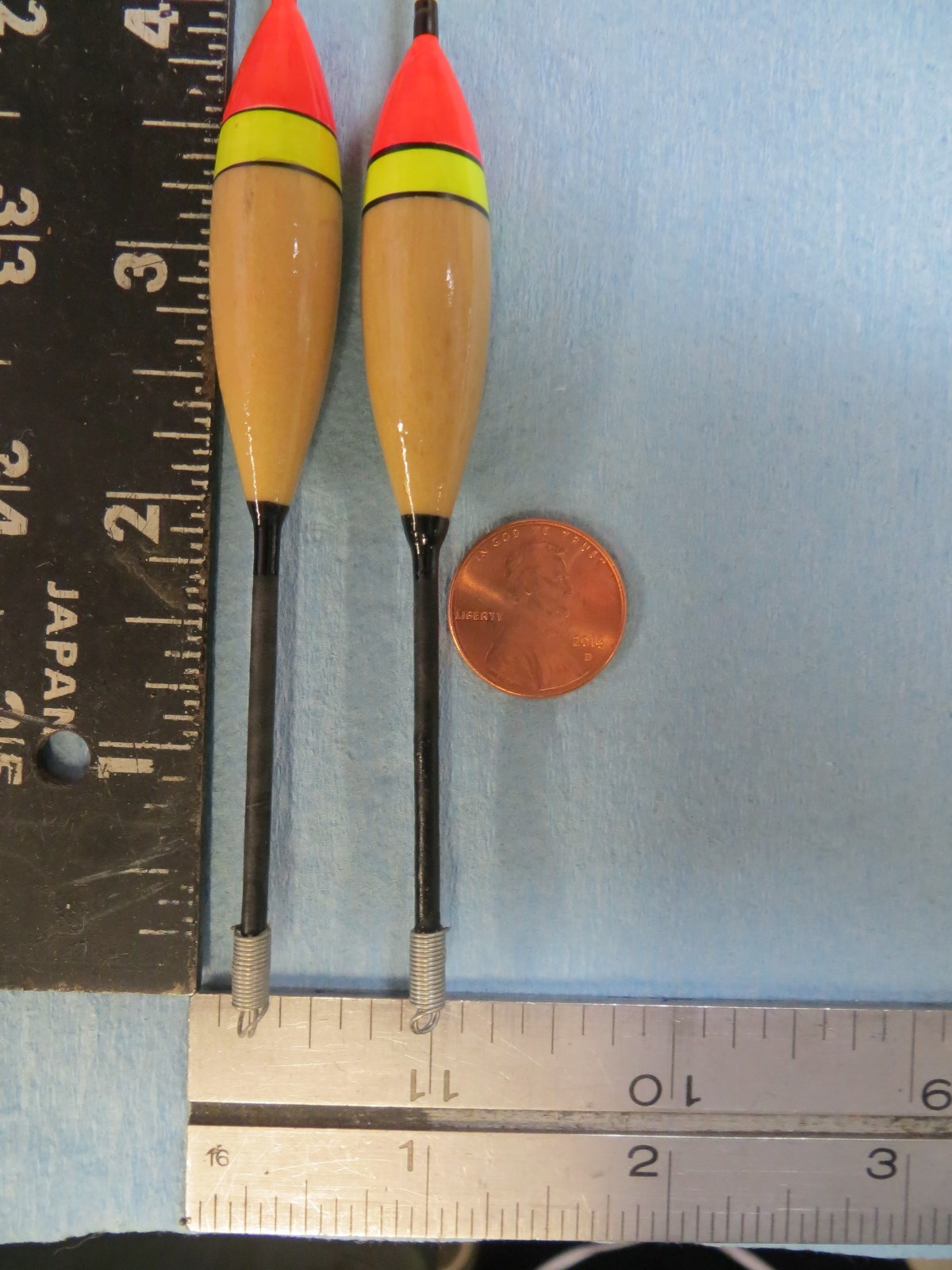 2 New Wood Slip Bobber Floats B11