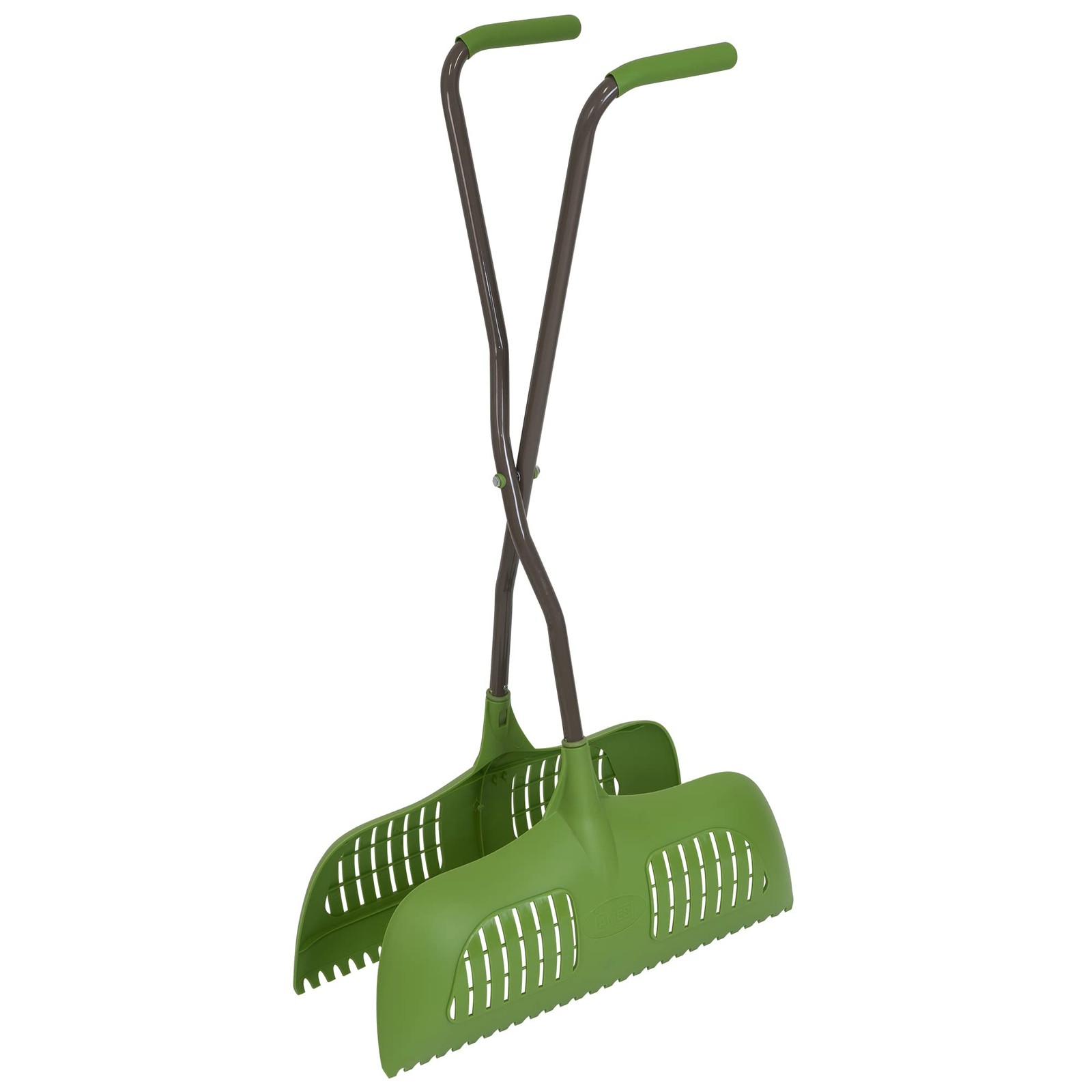 AMES Leaf Grabber Rake with Long Handle & Cushioned Grip for Leaves, Lawn Cli...