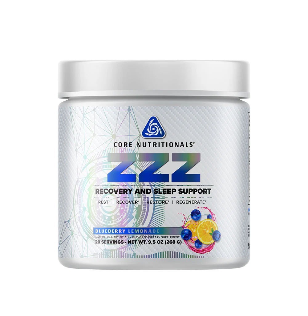 Core Nutritionals ZZZ Recovery & Sleep Support (Blueberry Lemonade) 20 Servings