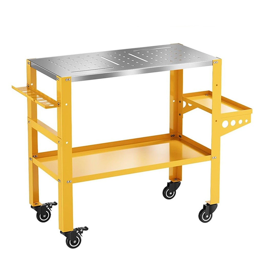 Welding Table 36x18 Inch Steel Frame Portable Garage Work Bench 1200LBS Table